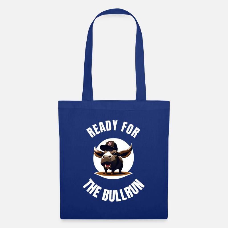 Ready for the bullrun tshirt cryptos - Tote Bag - royal blue