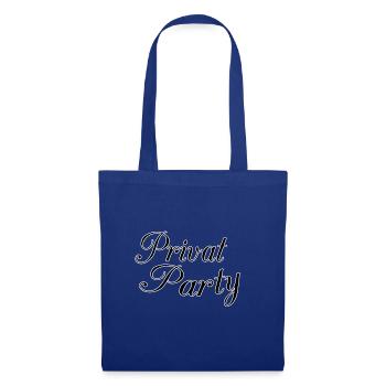 Privatparty - Stoffbeutel - Royalblau - Vorne