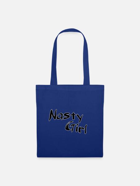 Nasty girl - Stoffbeutel - Royalblau