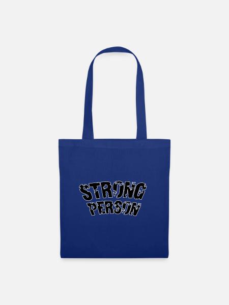 Strong person - Stoffbeutel - Royalblau