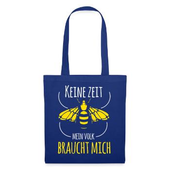 Pas le temps, ma colonie a besoin de moi, apiculteur, apiculture, - Sac en tissu - bleu royal - Devant