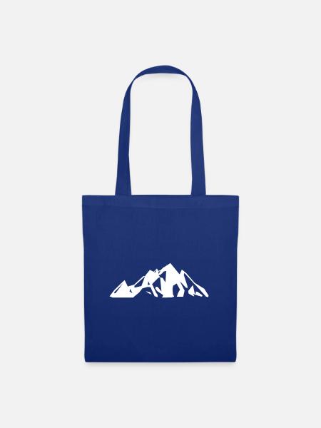 berge symbol - Stoffbeutel - Royalblau