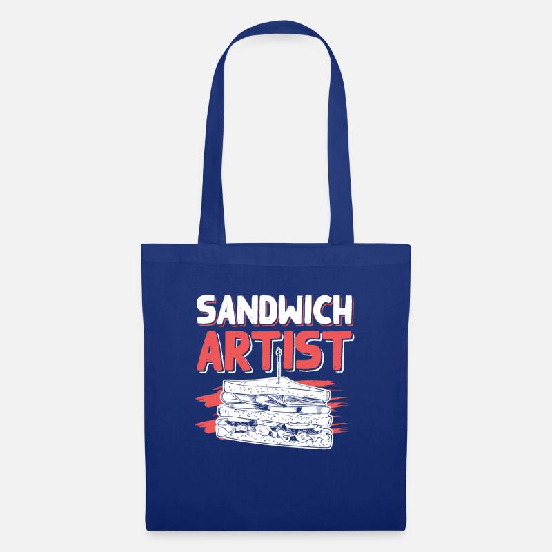 sandwich spruch - Stoffbeutel - Royalblau