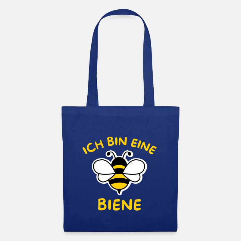 Ich Bin Eine Biene Kostüm Karneval - Stoffbeutel - Royalblau