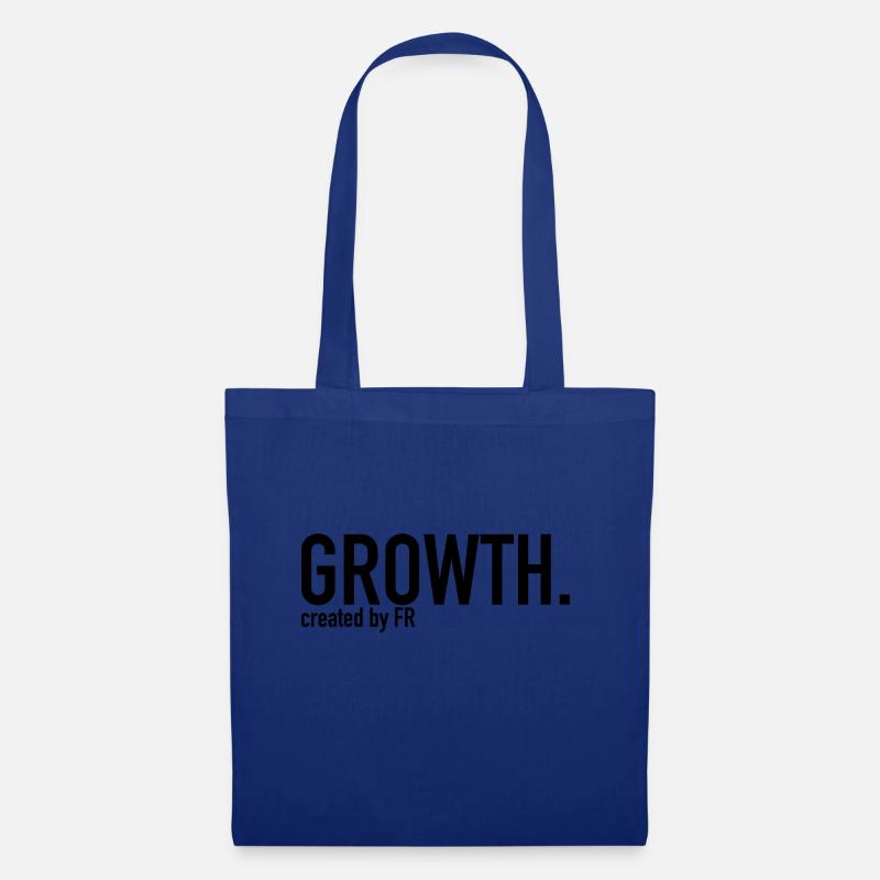 GROWTH - Stoffbeutel - Royalblau