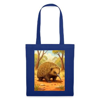 Echidna A spiny wanderer with ancient charm - Tote Bag - royal blue - Front