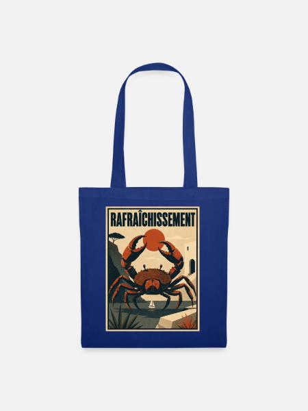 Mediterranean Crab - Stoffbeutel - Royalblau