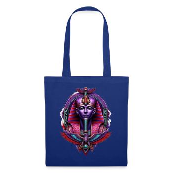 Pharao Violett – Ägypten Deluxe - Stoffbeutel - Royalblau - Vorne