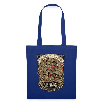 Kaffee Pflanze - Stoffbeutel - Royalblau - Vorne