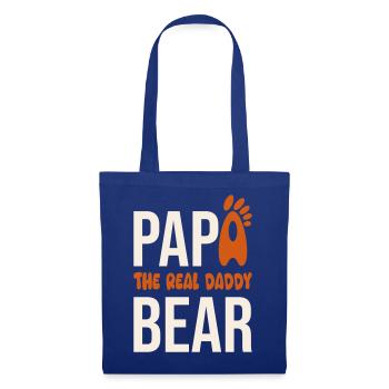 Papa Bear: El Real Daddy - Stoffbeutel - Royalblau - Vorne