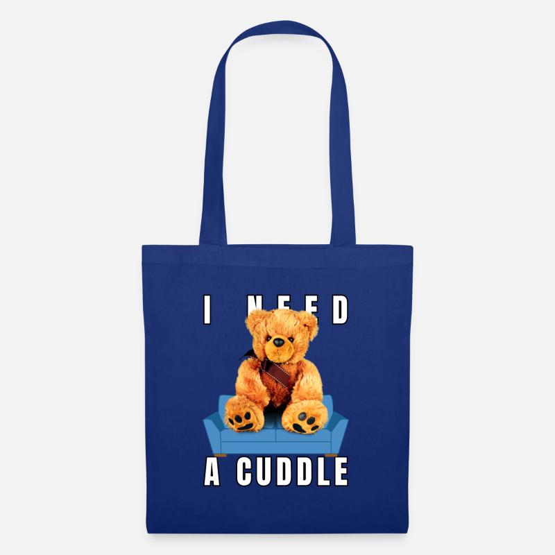 I need a cuddle - Tote Bag - royal blue