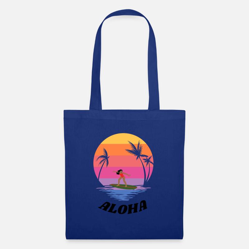 ALOHA BEACH - Stoffbeutel - Royalblau