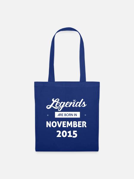 LEGENDEN WERDEN IM NOVEMBER 2015 GEBOREN - Stoffbeutel - Royalblau