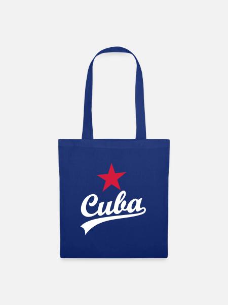 CUBA OLDSCHOOL SWOSH - Stoffbeutel - Royalblau