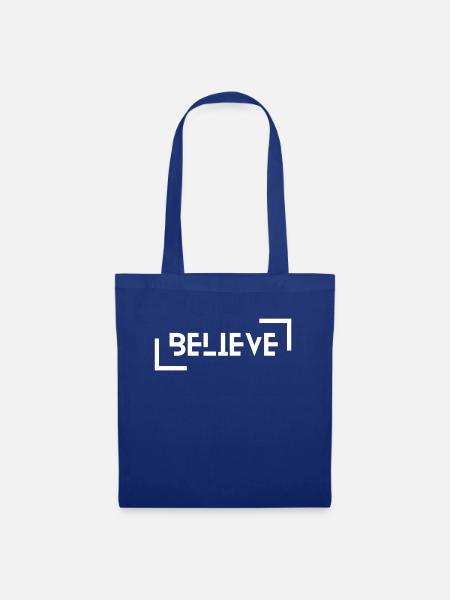 Believe Urban Design - Stoffbeutel - Royalblau