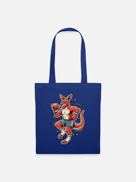 Känguru Boxer - Stoffbeutel - Royalblau