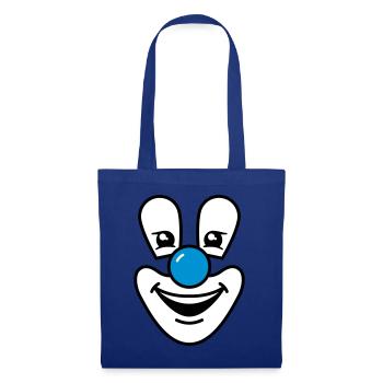 Clown - Stoffbeutel - Royalblau - Vorne