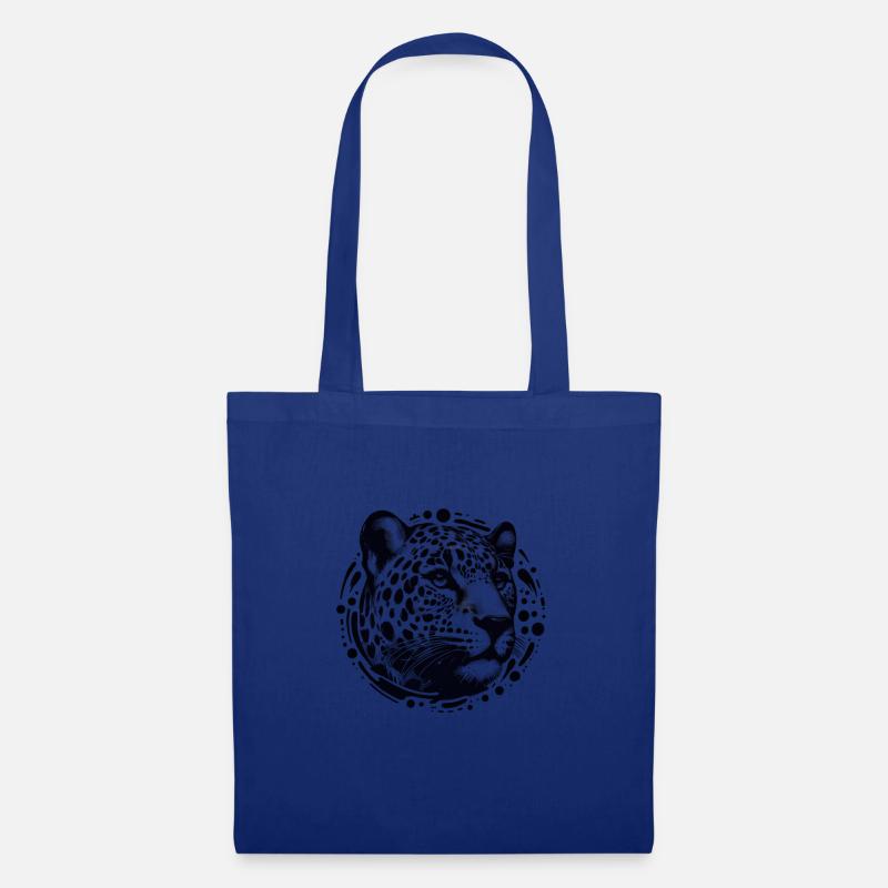 Verschwindender Tiger - Stoffbeutel - Royalblau