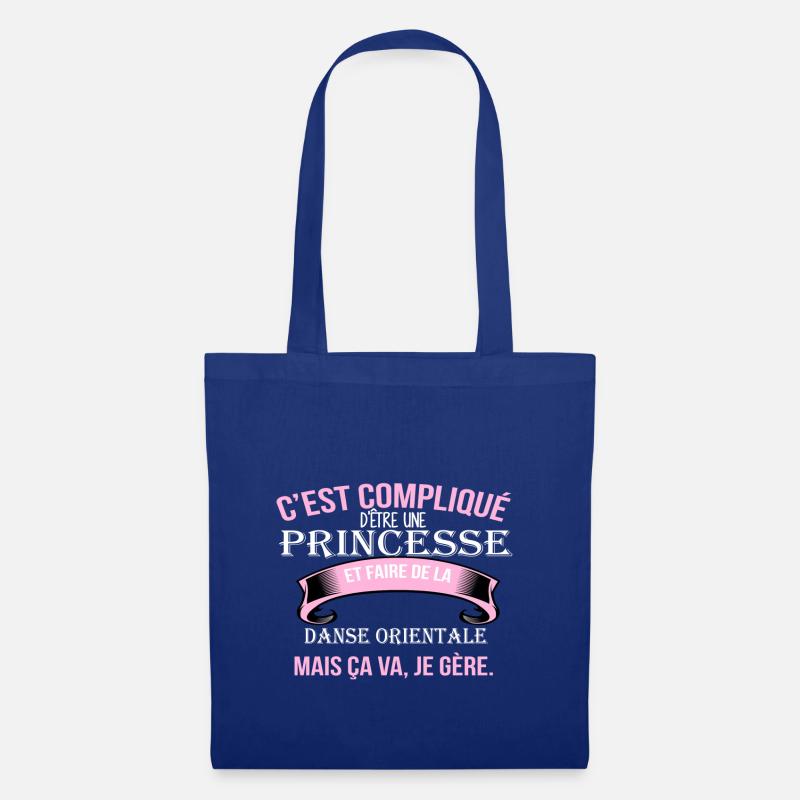 Danse orientale - Sac en tissu - bleu royal