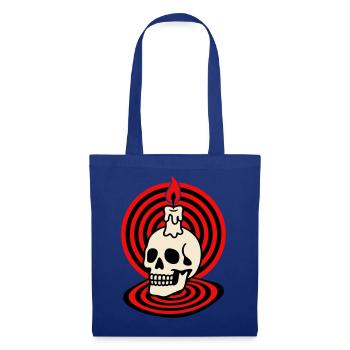 Crâne Hypno - Sac en tissu - bleu royal - Devant