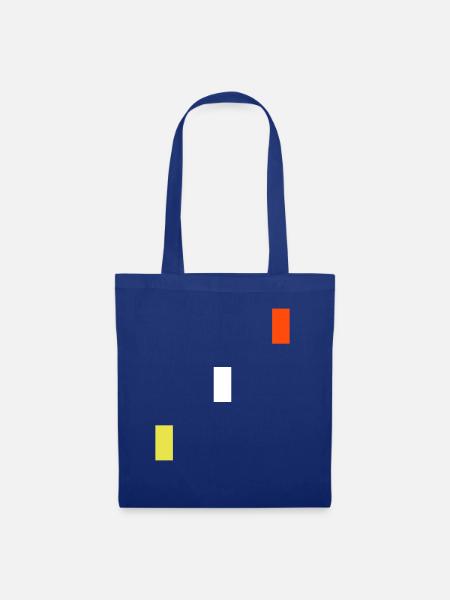Ornament - Rechteck- Muster - Vektor - Stoffbeutel - Royalblau