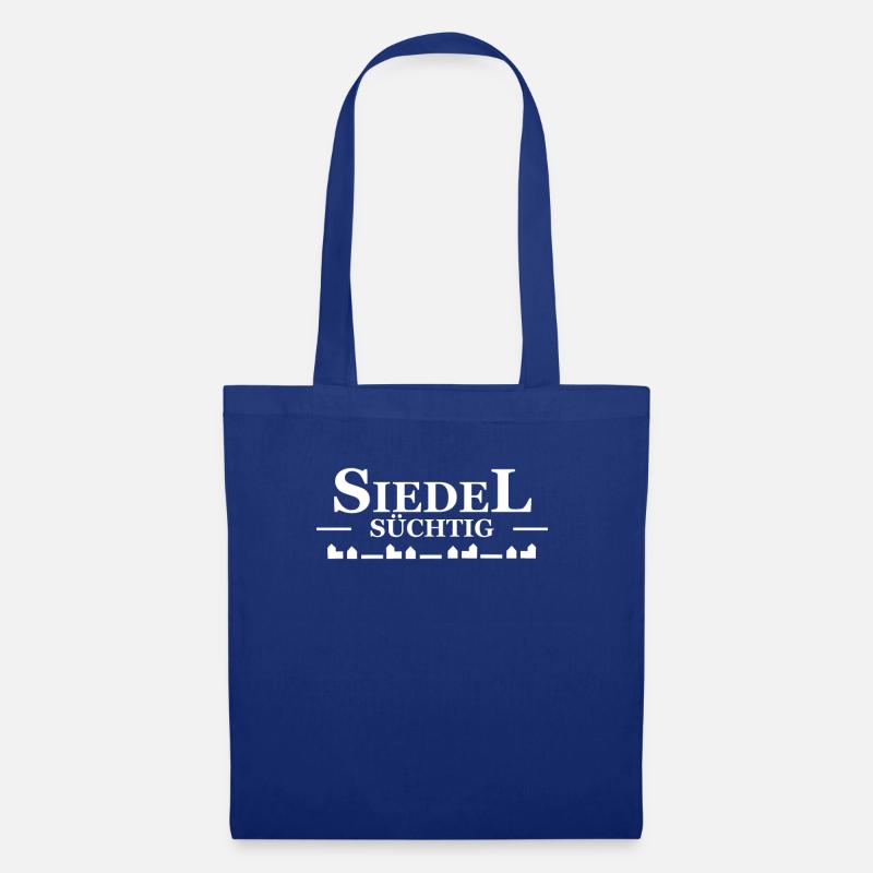 Siedelsüchtig! - Stoffbeutel - Royalblau