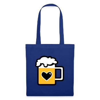 Mass Bier - Stoffbeutel - Royalblau - Vorne