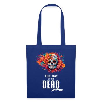 Chemise Mystic Statement : Jour des morts - Sac en tissu - bleu royal - Devant