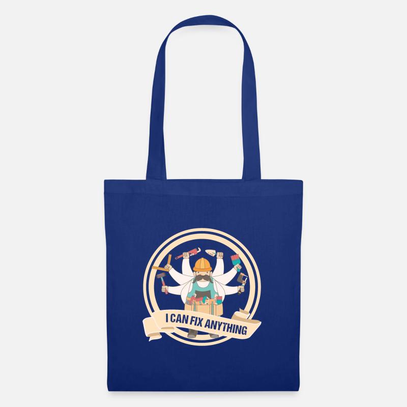 I can fix everything - DIY gift - Tote Bag - royal blue
