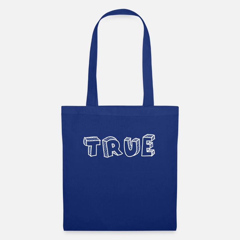 true - Stoffbeutel - Royalblau