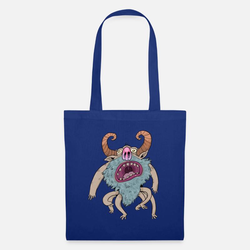 monster - Stoffbeutel - Royalblau