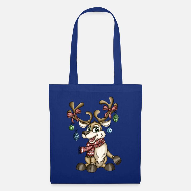 Reindeer Rudi version 2 - Tote Bag - royal blue