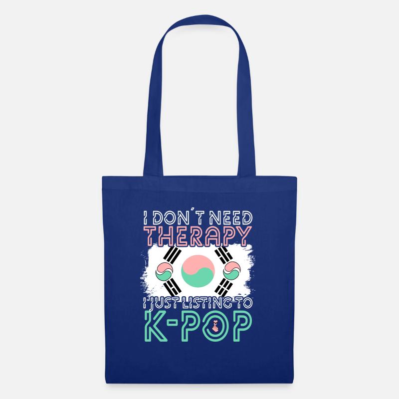 K-Pop - Stoffbeutel - Royalblau
