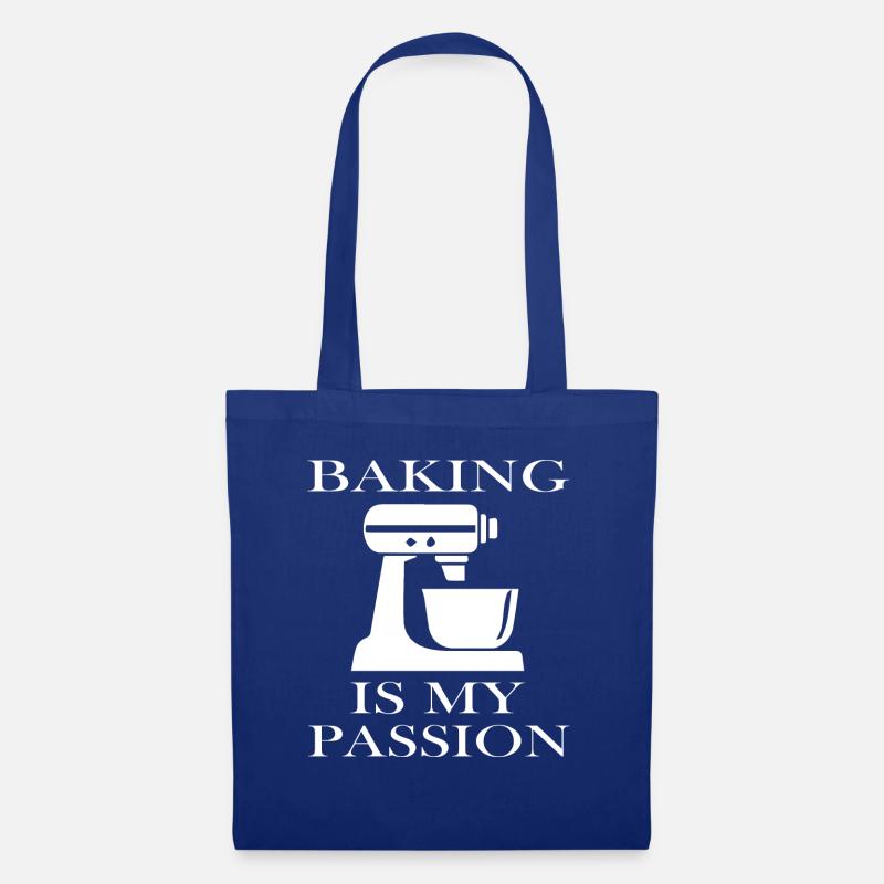Backen Baking - Stoffbeutel - Royalblau