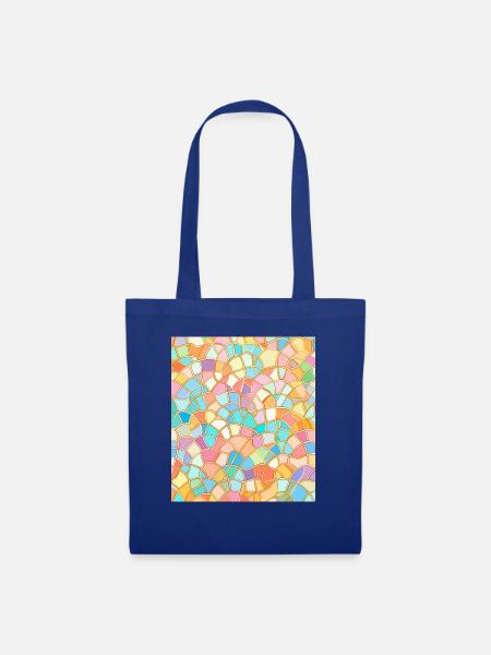 MOSAIK - Stoffbeutel - Royalblau
