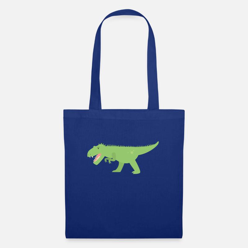 Dinosaurier - Stoffbeutel - Royalblau