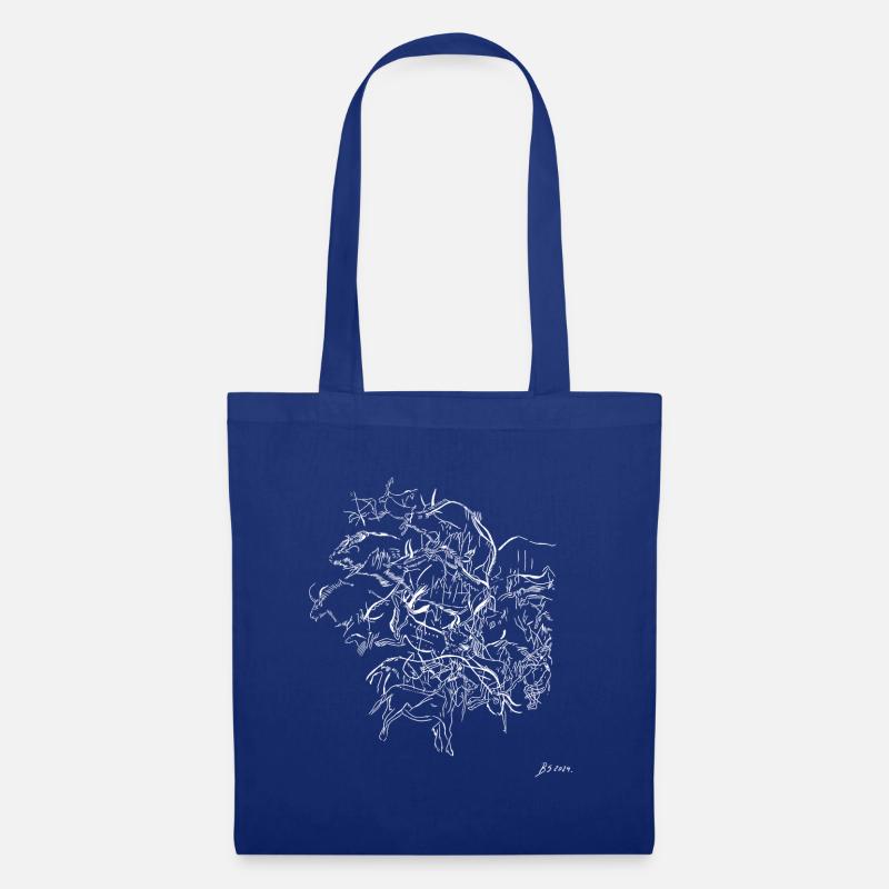 Cave Painting Mixed - Stoffbeutel - Royalblau