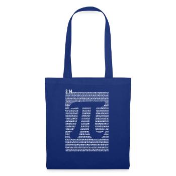 Pi-Zeichen - Mathematik Mathematik - Pi-Tag - Stoffbeutel - Royalblau - Vorne