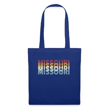 US 70s Retro State Vintage Missouri - Sac en tissu - bleu royal - Devant