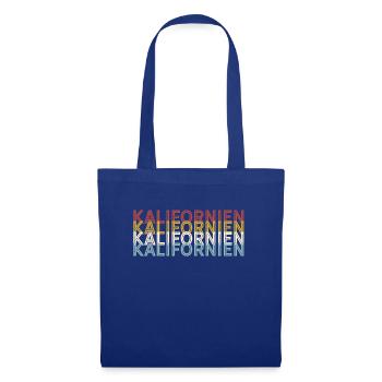 US 70s Retro State Vintage Californie - Sac en tissu - bleu royal - Devant