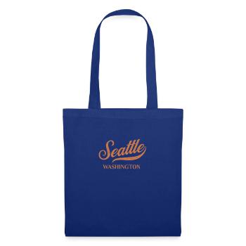 Rétro USA Washington Vintage Seattle - Sac en tissu - bleu royal - Devant