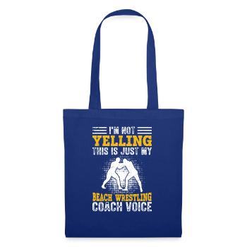 I Don't Scream - Beach Wrestling Coach - Tote Bag - royal blue - Front