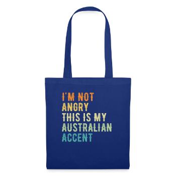 Ich Bin Nicht Böse, Mein Australischer Akzent - Stoffbeutel - Royalblau - Vorne