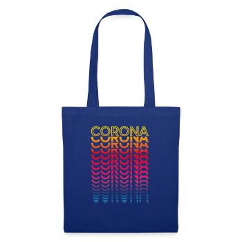Retro Nostalgic USA City - Rainbow Corona - Sac en tissu - bleu royal - Devant