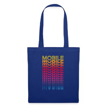 Retro Nostalgic USA City - Rainbow Mobile - Sac en tissu - bleu royal - Devant