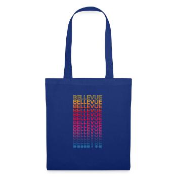 Retro Nostalgic USA City - Rainbow Bellevue - Sac en tissu - bleu royal - Devant