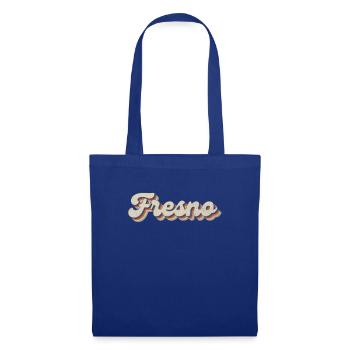 Nostalgic 70s USA City - Vintage Fresno - Tote Bag - royal blue - Front