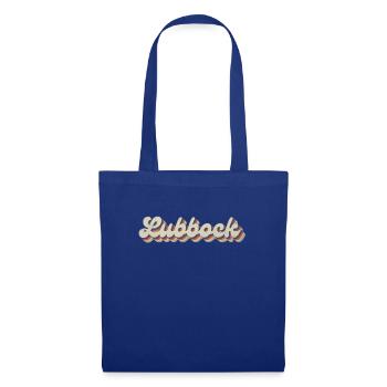 Nostalgic 70s USA City - Vintage Lubbock - Tote Bag - royal blue - Front