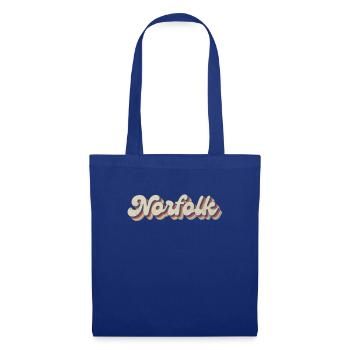 Nostalgic 70s USA City - Vintage Norfolk - Tote Bag - royal blue - Front