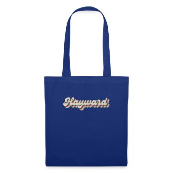 Nostalgique des années 70 USA City - Vintage Hayward - Sac en tissu - bleu royal - Devant